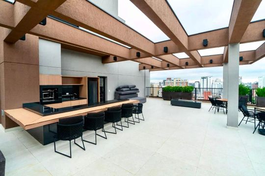 Área comum - Churrasqueira de apartamento à venda com 1 quarto, 26m² em Vila Mariana, São Paulo