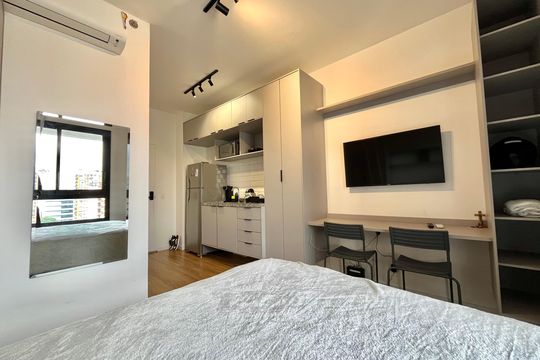 Sala/Quarto de apartamento à venda com 1 quarto, 26m² em Vila Mariana, São Paulo