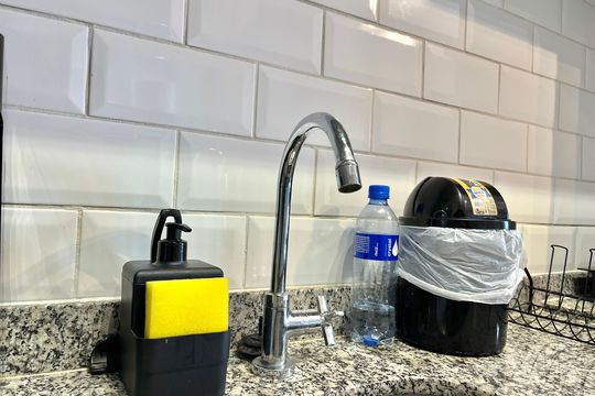 Cozinha de apartamento à venda com 1 quarto, 26m² em Vila Mariana, São Paulo