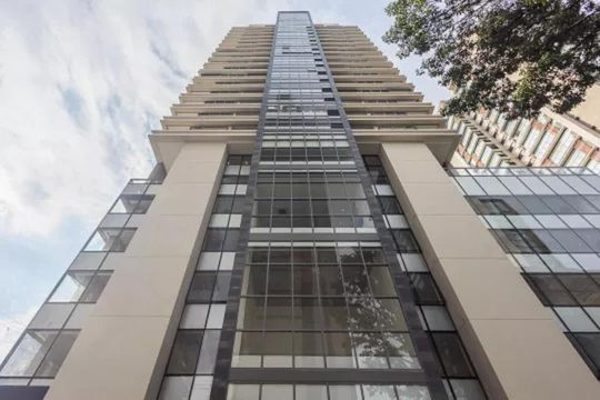 Fachada de apartamento para alugar com 1 quarto, 34m² em Pinheiros, São Paulo