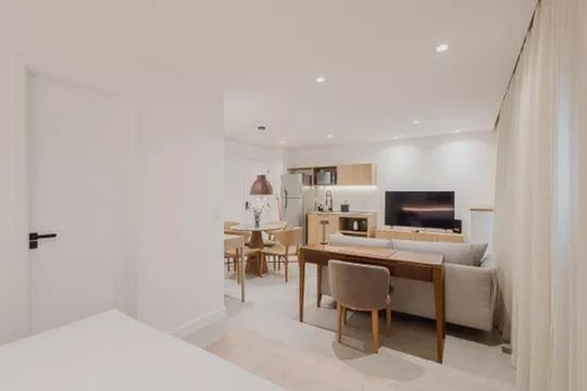 Sala/Quarto de apartamento para alugar com 1 quarto, 34m² em Pinheiros, São Paulo