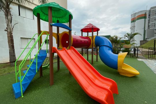 Área comum - Playground de apartamento para alugar com 2 quartos, 49m² em Loteamento City Jaragua, São Paulo