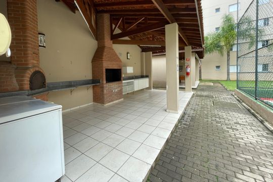 Área comum - Churrasqueira de apartamento para alugar com 2 quartos, 49m² em Loteamento City Jaragua, São Paulo