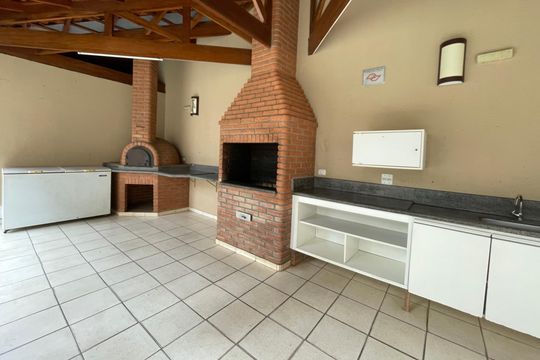 Área comum - Churrasqueira de apartamento para alugar com 2 quartos, 49m² em Loteamento City Jaragua, São Paulo