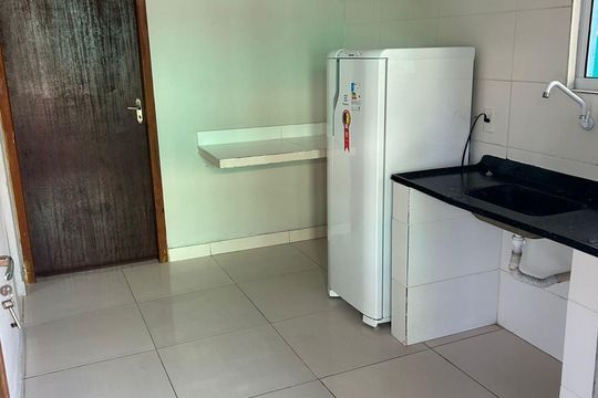 Cozinha de casa para alugar com 1 quarto, 55m² em Ratones, Florianópolis