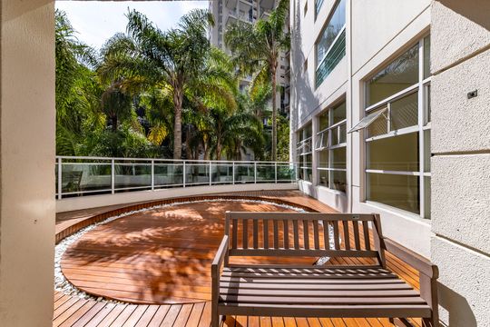 Área externa de apartamento à venda com 2 quartos, 129m² em Parque do Morumbi, São Paulo