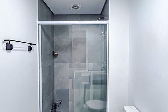 Banheiro de kitnet/studio à venda com 1 quarto, 35m² em Cidade Mãe do Céu, São Paulo