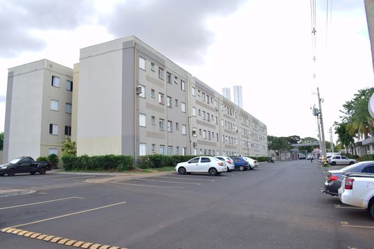 Fachada do bloco de apartamento para alugar com 2 quartos, 48m² em Valentina Figueiredo, Ribeirão Preto