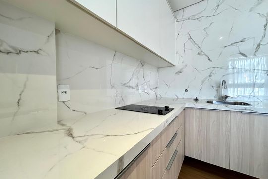 Cozinha de apartamento para alugar com 1 quarto, 40m² em Saco dos Limões, Florianópolis