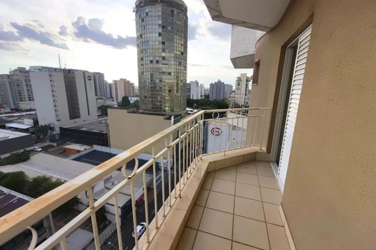 Varanda de apartamento para alugar com 1 quarto, 55m² em Centro, Uberlândia
