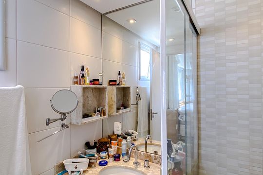 Suíte Banheiro de apartamento à venda com 3 quartos, 78m² em Mooca, São Paulo