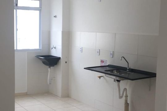Cozinha de apartamento para alugar com 2 quartos, 42m² em Valentina Figueiredo, Ribeirão Preto