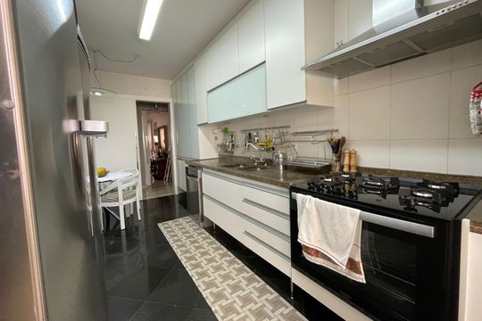 Cozinha - Armários de apartamento para alugar com 3 quartos, 147m² em Santana, São Paulo