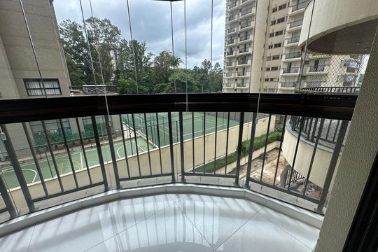 Varanda da Sala de apartamento para alugar com 3 quartos, 113m² em Alphaville Industrial, Barueri