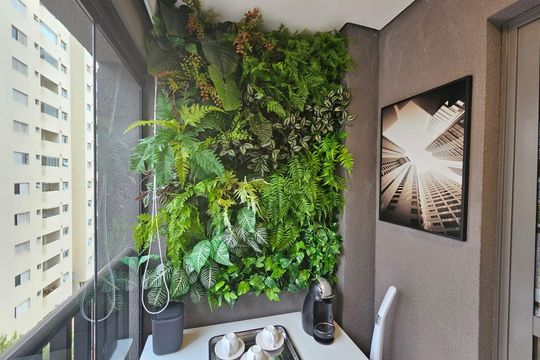 Varanda de apartamento à venda com 1 quarto, 25m² em Vila Guarani (Zona Sul), São Paulo