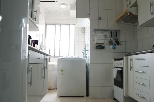 Cozinha - Armários de apartamento para alugar com 2 quartos, 62m² em Vila Paulista, Guarulhos