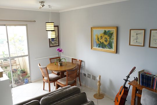 Sala de apartamento para alugar com 2 quartos, 62m² em Vila Paulista, Guarulhos
