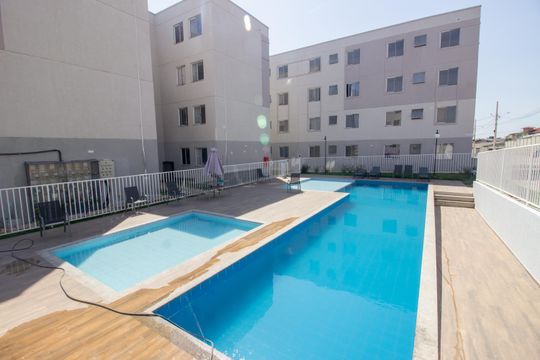 Área comum - Piscina de apartamento para alugar com 2 quartos, 46m² em Bom Jesus, Contagem
