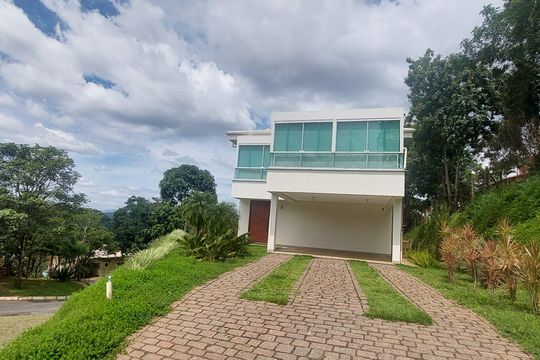 Área externa de casa de condomínio à venda com 4 quartos, 323m² em Vereda das Gerais, Nova Lima