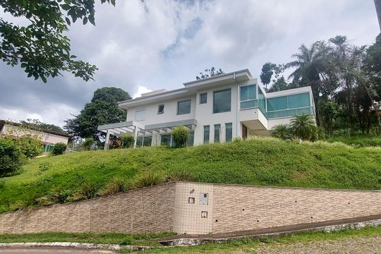 Área externa de casa de condomínio à venda com 4 quartos, 323m² em Vereda das Gerais, Nova Lima
