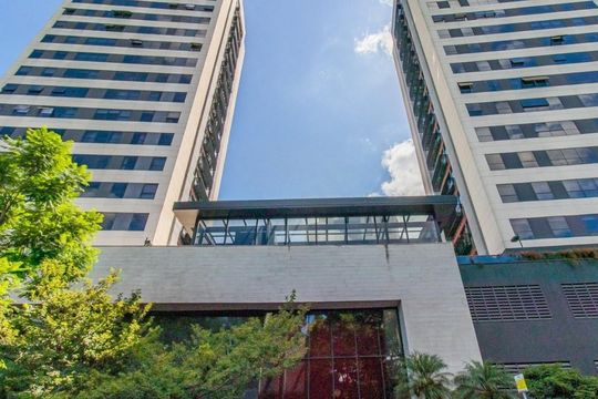 Fachada de apartamento à venda com 1 quarto, 68m² em Petrópolis, Porto Alegre