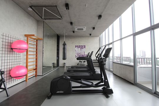 Área Comum - Academia de kitnet/studio à venda com 1 quarto, 24m² em Vila Olímpia, São Paulo