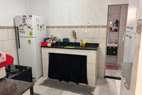 Cozinha de apartamento à venda com 2 quartos, 90m² em Vaz Lobo, Rio de Janeiro