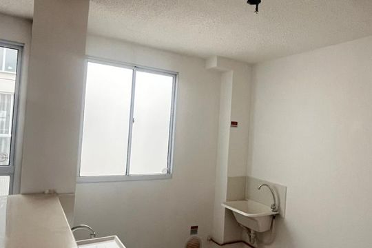 Cozinha de apartamento para alugar com 2 quartos, 39m² em João Braz, Goiânia