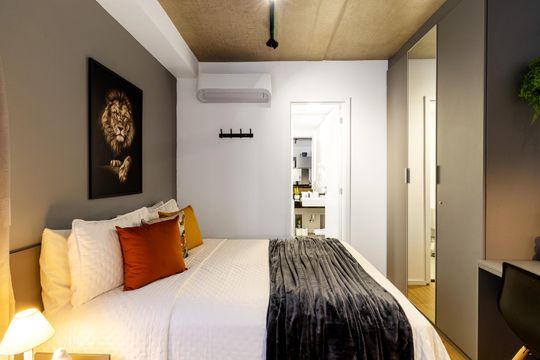 Quarto de apartamento à venda com 1 quarto, 20m² em Jardim Paulista, São Paulo