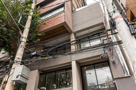 Fachada de apartamento à venda com 1 quarto, 20m² em Jardim Paulista, São Paulo