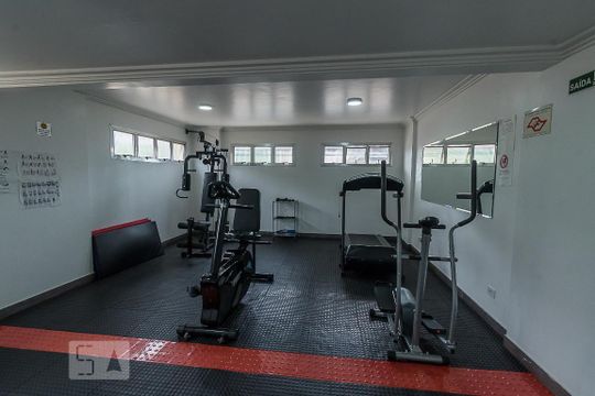 Área comum - Academia de apartamento para alugar com 1 quarto, 34m² em Vila do Encontro, São Paulo