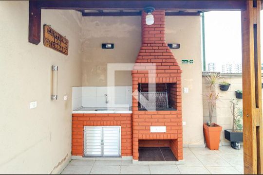 Área comum - Churrasqueira de apartamento para alugar com 1 quarto, 34m² em Vila do Encontro, São Paulo