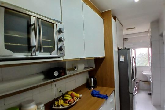 Cozinha de apartamento à venda com 3 quartos, 95m² em Jardim Arpoador, São Paulo