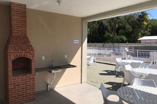 Área externa de apartamento para alugar com 2 quartos, 45m² em Maria Paula, São Gonçalo