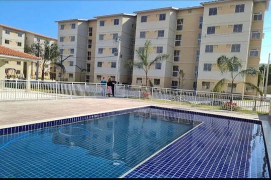 Área externa de apartamento para alugar com 2 quartos, 45m² em Maria Paula, São Gonçalo