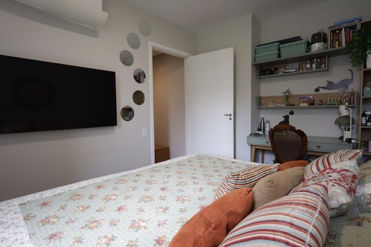 Suíte 1 de apartamento à venda com 3 quartos, 140m² em Jardim Vazani, São Paulo