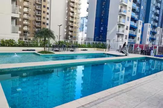 Área externa de apartamento à venda com 2 quartos, 45m² em Santo Cristo, Rio de Janeiro