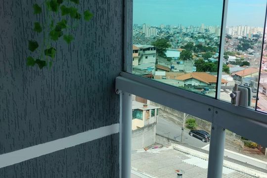 Varanda de apartamento à venda com 2 quartos, 44m² em Cidade São Jorge, Santo André