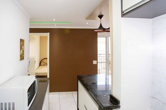 Cozinha de apartamento à venda com 3 quartos, 65m² em Parque Imigrantes, Diadema