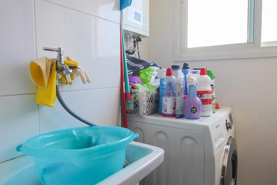 Área de Serviço de apartamento à venda com 1 quarto, 55m² em Vila Andrade, São Paulo