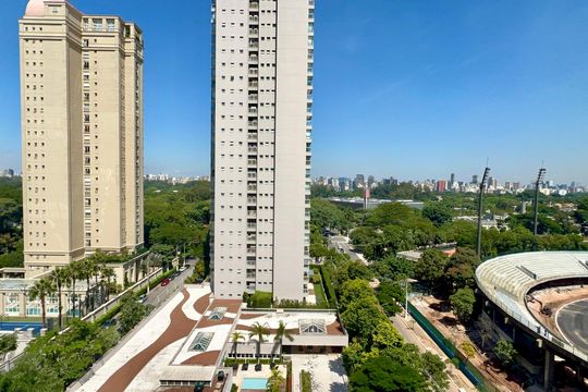 Vista da Sala de apartamento à venda com 3 quartos, 110m² em Paraíso, São Paulo