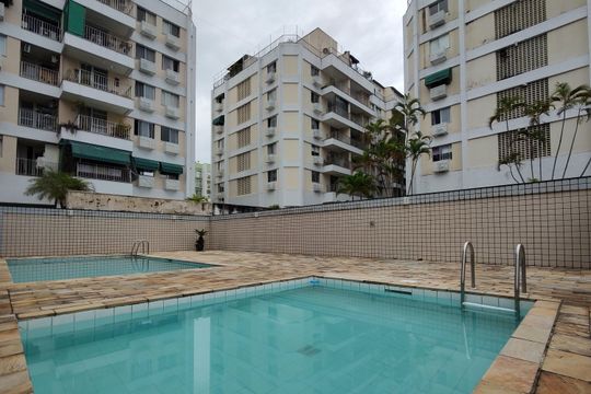 Área comum - Piscina de apartamento para alugar com 3 quartos, 115m² em Jacarepaguá, Rio de Janeiro