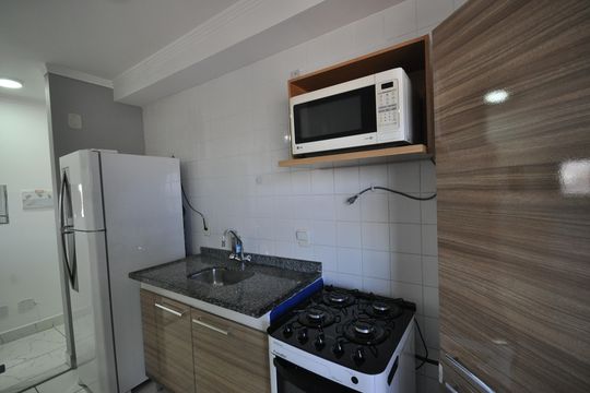 Cozinha de apartamento para alugar com 2 quartos, 49m² em Parque Novo Mundo, São Paulo