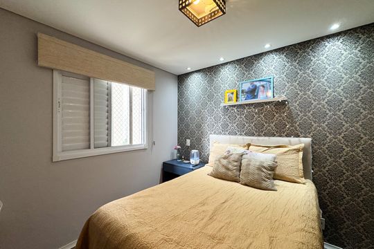Quarto 2 de apartamento à venda com 2 quartos, 52m² em Jardim Olavo Bilac, São Bernardo do Campo