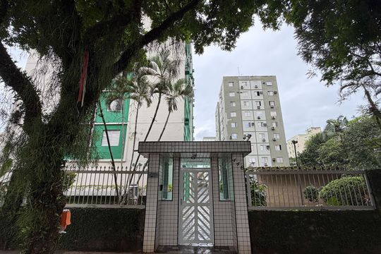 Fachada de apartamento para alugar com 3 quartos, 80m² em Aparecida, Santos