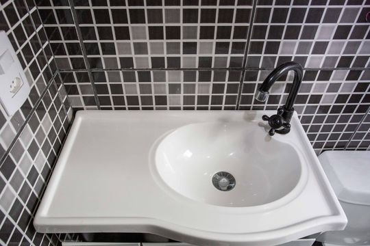 Banheiro de apartamento à venda com 2 quartos, 45m² em Conceição, Diadema