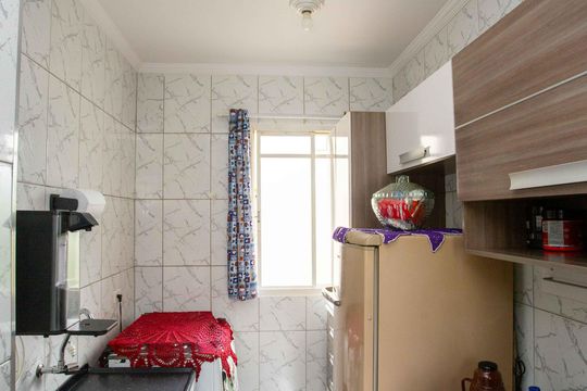 Cozinha de apartamento à venda com 2 quartos, 45m² em Conceição, Diadema