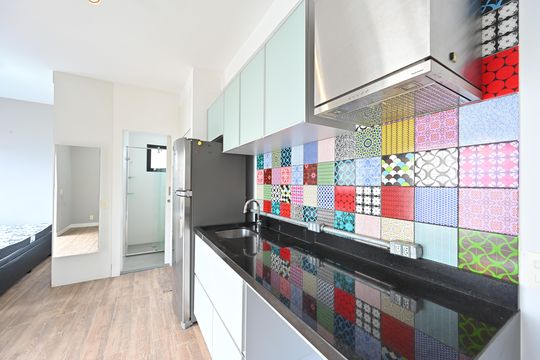 Cozinha de apartamento à venda com 1 quarto, 32m² em Vila da Saúde, São Paulo