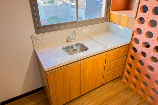 Cozinha de kitnet/studio para alugar com 1 quarto, 37m² em Sacomã, São Paulo