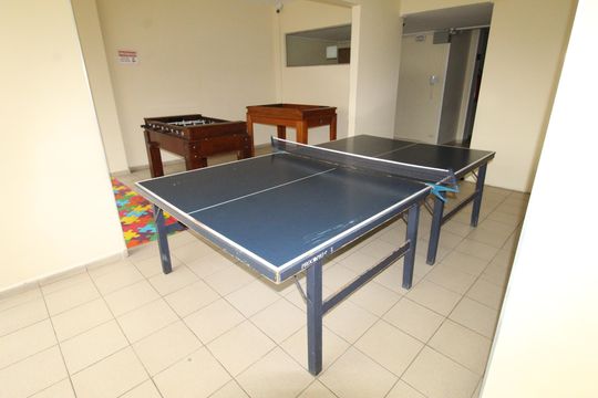 Área comum - Sala de Jogos de apartamento para alugar com 2 quartos, 65m² em Conjunto Residencial Trinta E Um de Marco, São José dos Campos